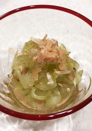 おばけ胡瓜のお浸し-レシピのメイン写真