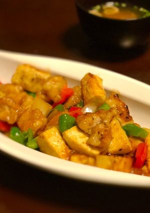 鶏もも肉と木綿豆腐のナッツ無し炒め-レシピのメイン写真