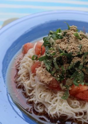 香味野菜のそうめん-レシピのメイン写真