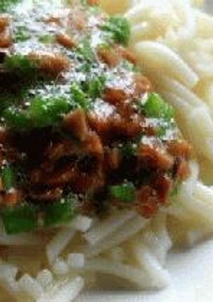 離乳食メニュー♪冷やし納豆スパ-レシピのメイン写真