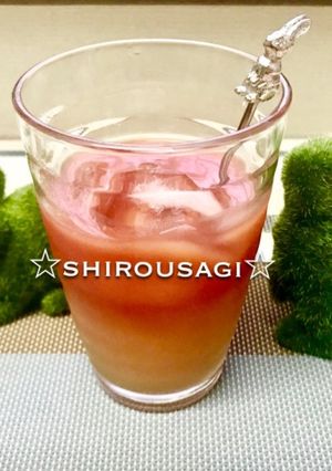 簡単♬トマトとオレンジのカクテルジュース-レシピのメイン写真