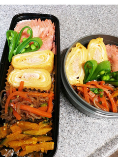 鮭と白滝きんぴらの男子弁当☆-レシピのメイン写真