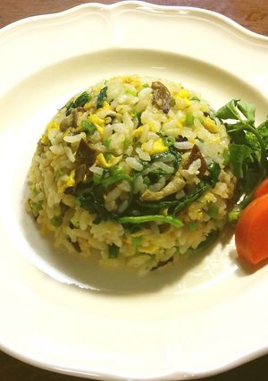 きのことクレソン黒トリュフ醤油チャーハン-レシピのメイン写真