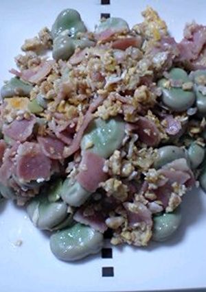 そら豆の炒め物-レシピのメイン写真