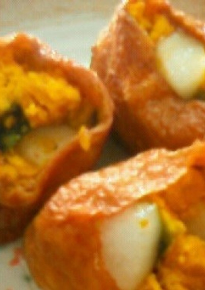 かぼちゃとお餅のおいなりさん-レシピのメイン写真