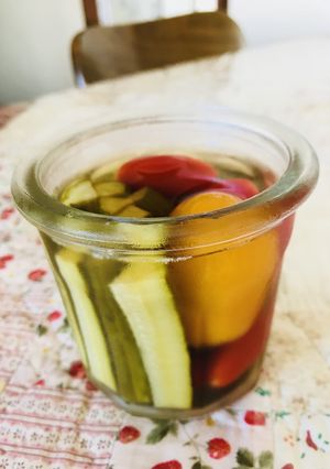 柿酢のピクルス-レシピのメイン写真