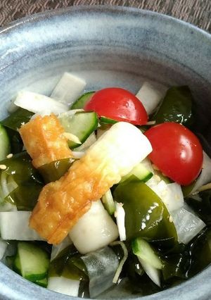 切って和えるだけ♪野菜が摂れる減塩酢の物-レシピのメイン写真