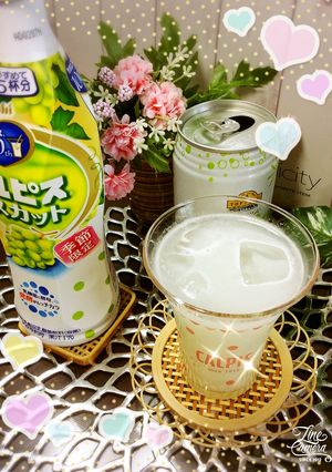 カルピスマスカットで炭酸シュワ〜❣️-レシピのメイン写真