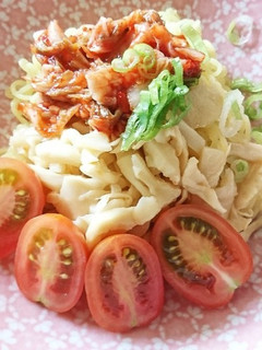 キムチとメンマの冷やしラーメン-レシピのメイン写真
