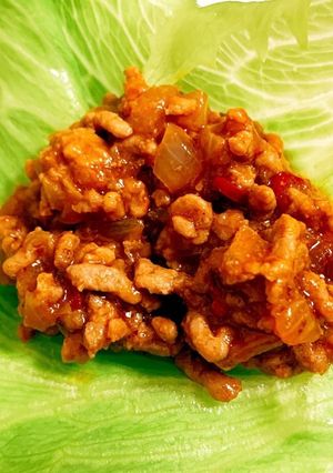 炒めるだけ！挽肉のスパイシー★レタス包み-レシピのメイン写真