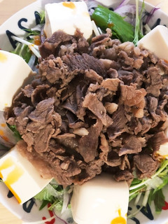 水菜と牛肉のサラダ-レシピのメイン写真