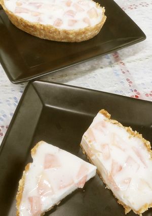 桃のヨーグルトタルト♪めっけ-レシピのメイン写真