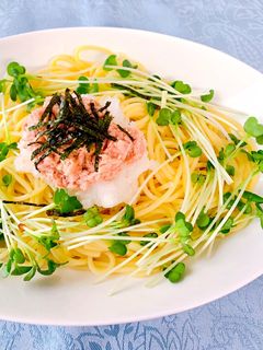 ツナと大根おろしの和風パスタ-レシピのメイン写真