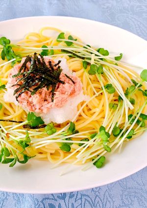 ツナと大根おろしの和風パスタ-レシピのメイン写真