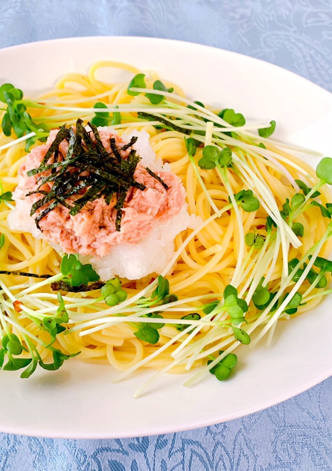 ツナと大根おろしの和風パスタ-レシピのメイン写真