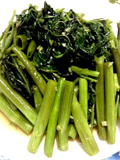 空芯菜のにんにく炒め(^^)♬-レシピのメイン写真