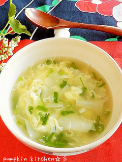 餃子の皮で♬ちょこっとワンタン風スープ-レシピのメイン写真