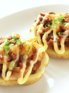 納豆とキムチのポテトカップグラタン-レシピのメイン写真