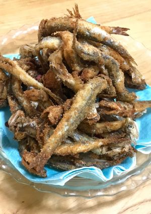 唐揚げ粉で簡単！小いわしの唐揚げ-レシピのメイン写真