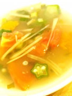夏野菜の生姜スープ-レシピのメイン写真