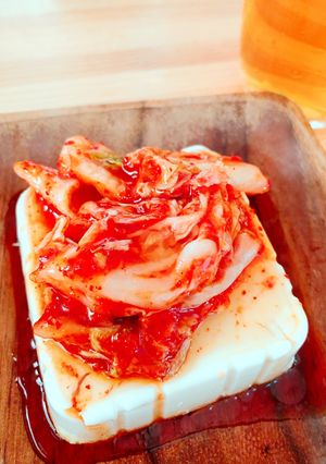 夏にぴったり♥キムチ冷奴♥-レシピのメイン写真