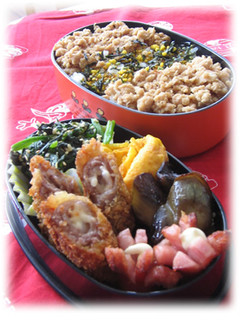 鳥そぼろ弁当-レシピのメイン写真