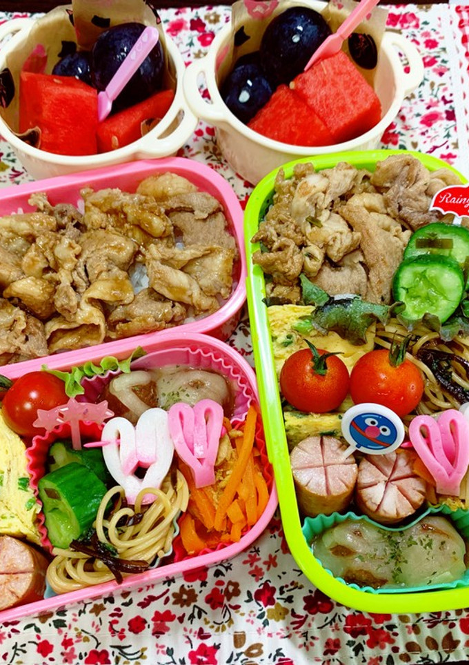 毎日のお弁当51となっちの学童弁当05-レシピのメイン写真
