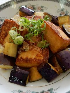 【主菜・副菜】厚揚げとなすの和風ステーキ-レシピのメイン写真