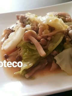 鶏ももとキャベツのガリバタ炒め★-レシピのメイン写真