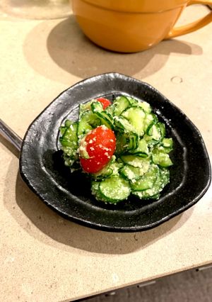 大量消費 洋風きゅうりのあえもの-レシピのメイン写真