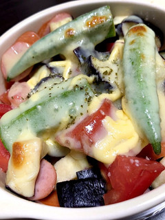 夏野菜のチーズ焼き-レシピのメイン写真