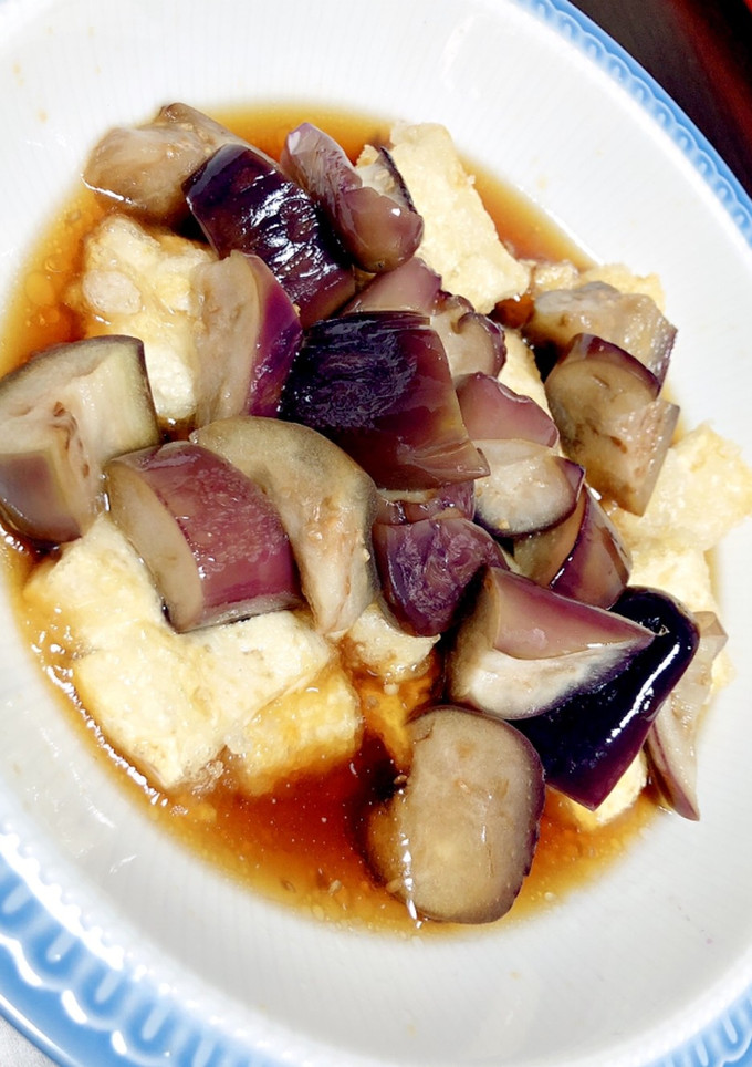 ナスも一緒に食べる揚げない揚げ出し豆腐-レシピのメイン写真