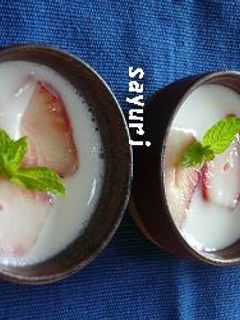 いちごの牛乳寒-レシピのメイン写真