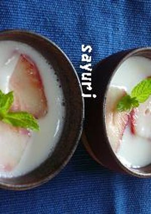 いちごの牛乳寒-レシピのメイン写真