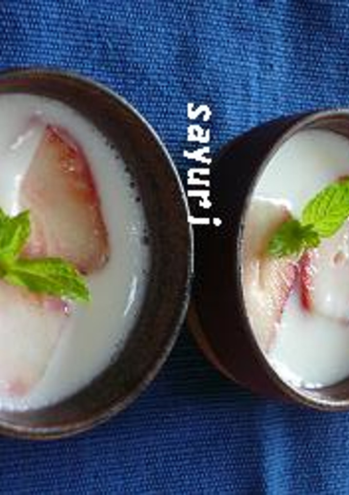 いちごの牛乳寒-レシピのメイン写真