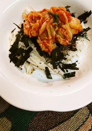 キムチと大和芋のたたき和え-レシピのメイン写真