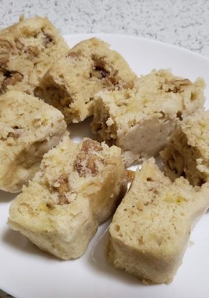 超簡単!米粉HMでバナナ蒸しパンその2-レシピのメイン写真