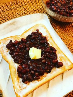 クリームチーズとあんこのトースト-レシピのメイン写真