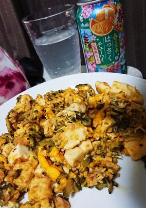 簡単っ!ゴーヤの卵とじ-レシピのメイン写真