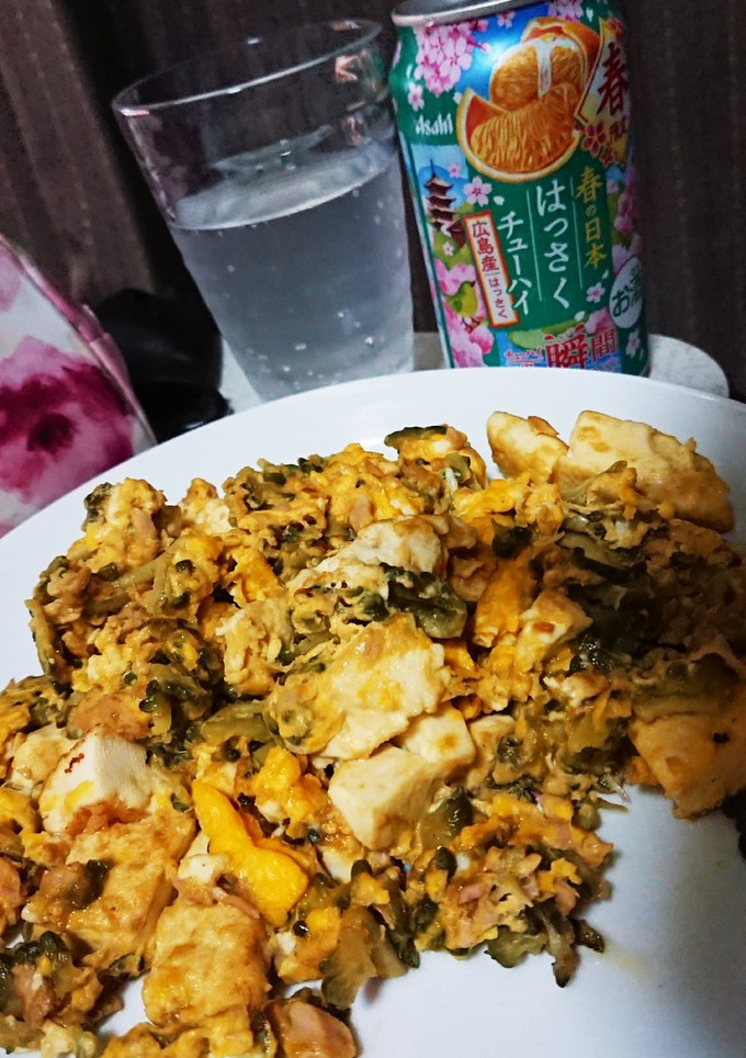 簡単っ！ゴーヤの卵とじ-レシピのメイン写真