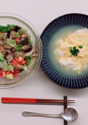 とうふとたまごのスープ-レシピのメイン写真