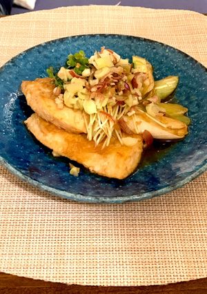 簡単晩御飯！メカジキの香味焼き！-レシピのメイン写真