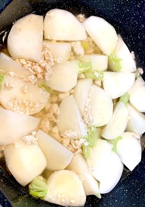 優しい味 カブのそぼろ煮-レシピのメイン写真
