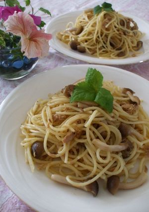 ツナときのこのパスタ-レシピのメイン写真
