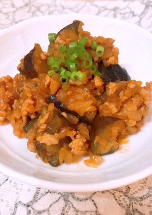 ♡ナスとひき肉のチリソース炒め♡-レシピのメイン写真