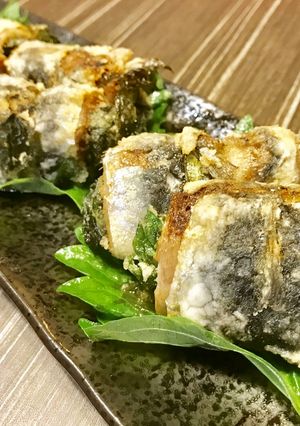 ♡簡単青魚の梅大葉ロール巻き♡-レシピのメイン写真