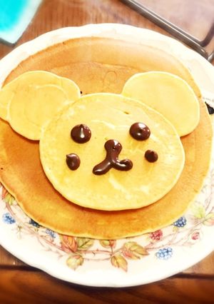 ちょっとひと工夫♪ホットケーキ♡-レシピのメイン写真