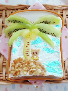 夏♬キウイで南の島トースト⸝⋆˖-レシピのメイン写真