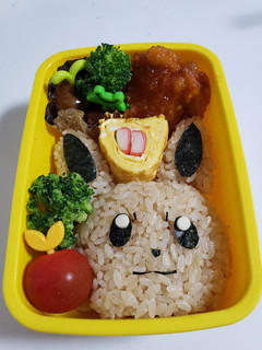 学童☆ポケモン☆イーブイ☆キャラ弁☆-レシピのメイン写真