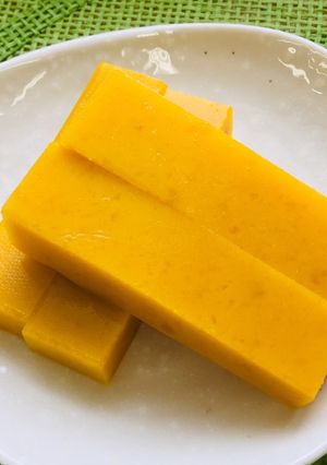 野菜deおやつ！　かぼちゃの水ようかん-レシピのメイン写真